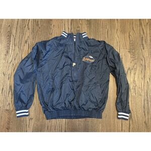 PRO LAYER NFL DENVER BRONCOS Mens 1/2 Zip Windbreaker Jacket Medium